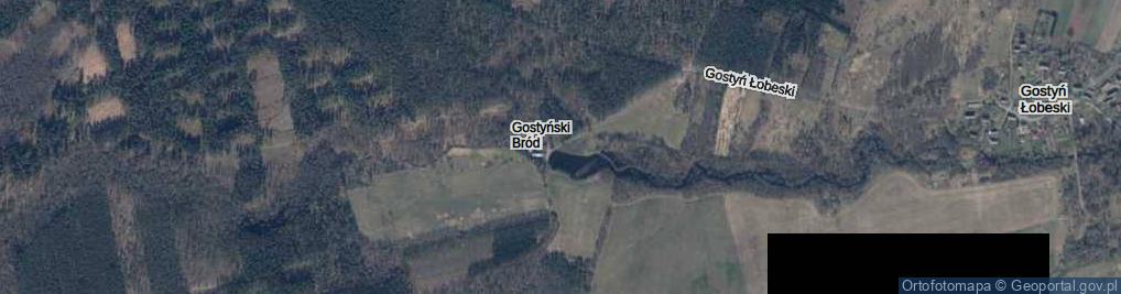 Zdjęcie satelitarne Gostyński Bród ul.